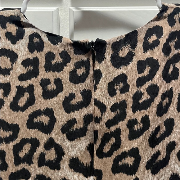 Banana Republic Leopard Print Dress - Black and Brown - Picture 8 of 8